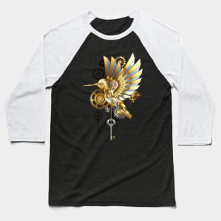 Mechanical Steampunk Hummingbird Baseball T-Shirt